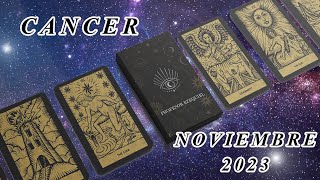 CÁNCER ♋️ NOVIEMBRE HOROSCOPO MENSUAL [upl. by Alodi]