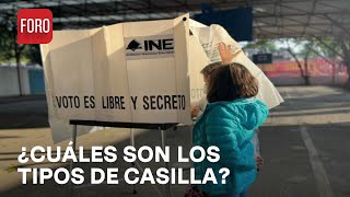 Elecciones 2024 ¿Cuáles son los tipos de casillas y quiénes pueden votar en cada una  A Las Tres [upl. by Anitserp]