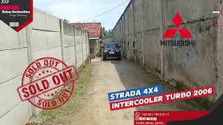 🔴 MITSUBISHI STRADA GLS 4X4 INTERCOOLER TURBO BEKAS‼️ TERJUAL [upl. by Nannek]