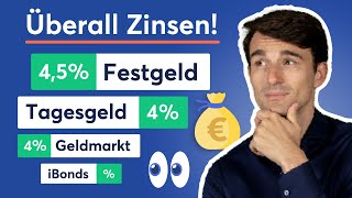 Überall steigen die Zinsen Was sind jetzt die TopAnlagen [upl. by Ednalrym317]