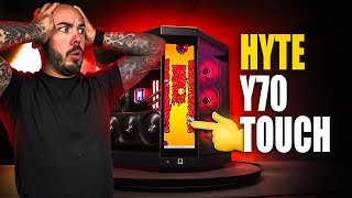 PC Case With a 4K Touch Screen Hyte Y70 Touch ULTIMATE Unboxing Build and Review [upl. by Nerra344]