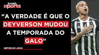 ATLÉTICOMG X RIVER PLATE JULIO GOMES ELOGIA A ATUAÇÃO DE DEYVERSON  DEPOIS DO JOGO [upl. by Krystal433]