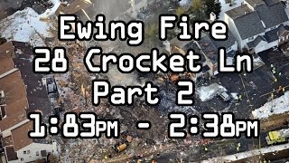 Natural Gas Explosion Ewing NJ Fire Department Homes explode  Part 2 DISPATCH AUDIO [upl. by Tye]