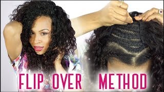 Flip Over Method with Curly Hair by ChocHair  Step By Step [upl. by Dowski]