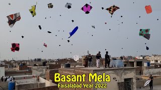 Basant Festival 2022 highlights Faisalabad  Tufani Hawa aur Tufani PatangBaazi  GolgappaY kites [upl. by Nowyt644]