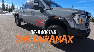 DeBadging the Duramax [upl. by Zelikow112]