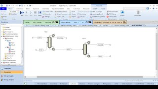 Sensitivity Analysis of Extractive Distillation Columns using Aspen Plus [upl. by Lamarre]