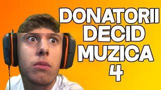 🔥mitzuu  DONATORII DECID MUZICA 4  doar Donatiile 😂 [upl. by Jenilee]