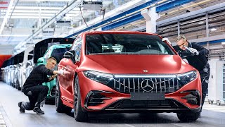 How German Best Workers Build the Brand New Mercedes EQS From Scratch  Production Line [upl. by Butterworth]