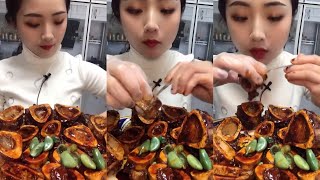 MUKBANG beef bone marrow ASMR  The best of delicious Sala food 24 [upl. by Dielle659]