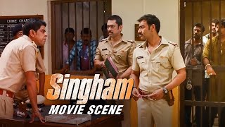 Ajay Devgn Threatens Murali Sharma  Singham  Movie Scene [upl. by Vacla871]