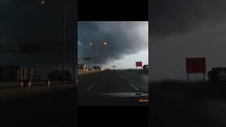 Massive Thunderclouds Spotted Over Montreal shorts weather sky thunderstorm tornado extreme [upl. by Teador408]