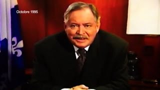 Jacques Parizeau  1995 Referendum quotYESquot victory speech English version [upl. by Eellah699]