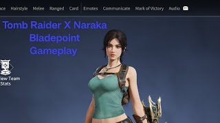 Tomb Raider X Naraka Bladepoint gameplay [upl. by Hartzell901]