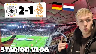 DEUTSCHLAND vs NIEDERLANDE 21 Stadion Vlog🇩🇪🔥 TRAUMTOR Mittelstädt und Major Tom Torhymne [upl. by Chalmers]