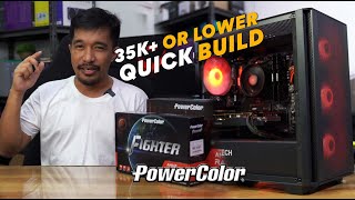 AMD RX 7600 Php 35K Gaming PC Build amp Timelapse ft Powercolor RX 7600 Video Card Overview 2023 [upl. by Naehs527]