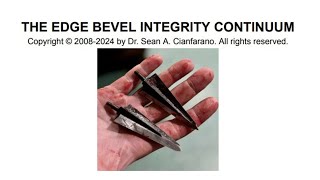 The Edge Bevel Integrity Continuum  Audio Book  Download the EBook at httpsbishoparcherycom [upl. by Ennalorac229]