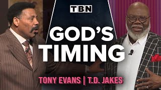 TD Jakes and Tony Evans Divine Intervention and Gods Timing  TBN [upl. by Trumaine978]