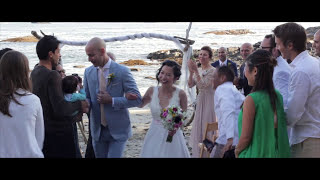 Danon amp Adrienne Shell Beach Wedding at Wickaninnish Inn [upl. by Aitnic272]