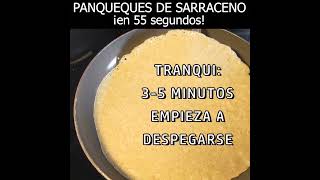 PANQUEQUES CREPS VEGANOS DE SARRACENO  Sin Leche Azúcar Gluten 😍 Receta Macrobiótica [upl. by Olva]