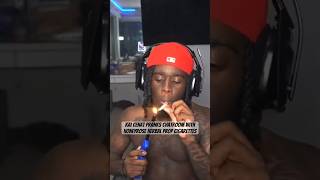 Kai Cenat Smoking Honeyrose Herbal Prop Cigarettes To Prank Twitch Chatroom herbal gamer reel [upl. by Alvis]