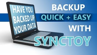 Tech Tips Episode 1  Backing Up Files with SyncToy [upl. by Nauqes]