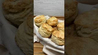 EASY BUTTERMILK BISCUITS  Full Recipe Link in Description FoodShorts Baking Foodie Shorts [upl. by Seymour80]