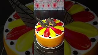 Multi color cake design new look design training video ty short video short feed [upl. by Lambertson509]