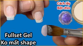 Cách làm Fullset Sơn Gel ko bị mất shape  Tinh Yeu Nails [upl. by Eras]