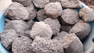 Todays Last video dustinessgrittiness overloaded Sand cement Dry crumbling in tub satisfying ASMR [upl. by Alikam917]