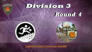 Atlasbasket  Div 3Round 4  ΜΓΚ vs SAN ANDREAS [upl. by Yllak734]