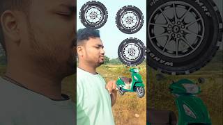 Rounding MRF tyre to scooter🛵 rickshaw  Toto JCB vehicle names MAGIC tatatiago mytvs fourwheel [upl. by Lamonica]