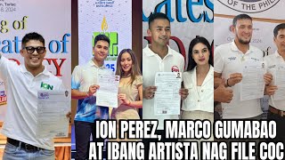 ION PEREZ SASABAK NA SA PULITIKA MARCO GUMABAO SUPER HAPPY SA PAGHABOL NI CRISTINE REYES [upl. by Yenitsed]