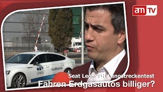 Erdgas Verbrauchsfahrt im Seat Leon [upl. by Ika]