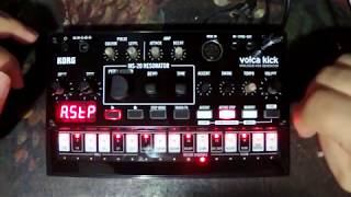 Korg Volca Kick Groove Not a Kick Not a Bassline [upl. by Cromwell]