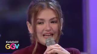 GGV Angelica naging emosyonal sa mensahe para kay Carlo [upl. by Aihsile985]