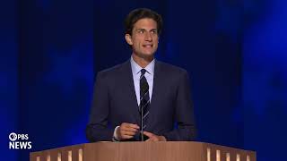 WATCH JFK grandson Jack Schlossberg speaks at Democratic National Convention  2024 DNC Night 2 [upl. by Eteragram]