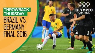 Brazil vs Germany  FULL Match  Mens Football Final Rio 2016  Throwback Thursday [upl. by Selij]