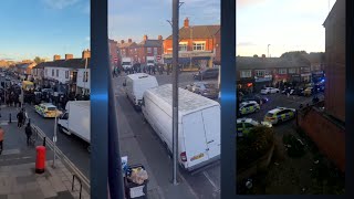 Police In Force At Belgrave Road Leicester After 170922 Incidents  Distressing Scenes Please [upl. by Evod]