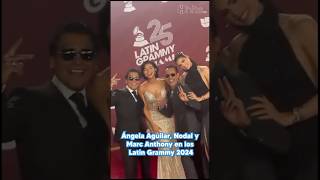 Nodal Angela Aguilar Marc Anthony y Nadia Ferreira Latin Grammy angelaaguilar nodal marcanthony [upl. by Havard]