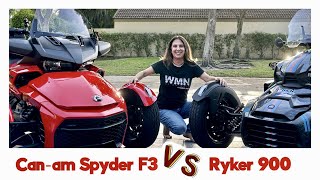 Canam Ryker vs Spyder F3 [upl. by Eirac]