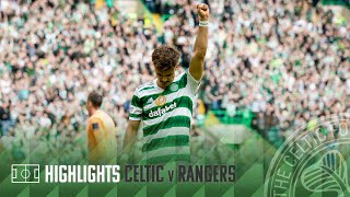 cinch Premiership Highlights  Celtic 32 Rangers  Kyogo double amp Jota strike send Bhoys 12 clear [upl. by Lavoie]