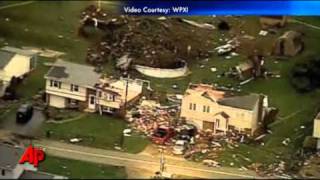 Raw Video Pennsylvania Tornado Confirmed [upl. by Avie482]