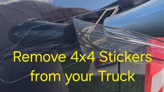 Easily remove stickers from your vehicle [upl. by Ready]