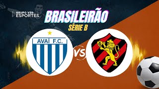 AVAÍ X SPORT  AO VIVO [upl. by Schoening348]