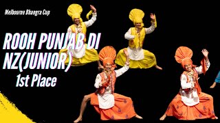 Rooh Punjab Di NZ 1st Place Junior Folk CategoryMBCMelbourne Bhangra Cup 2023 [upl. by Denna]