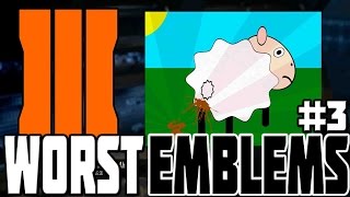 WORST BO3 EMBLEMS 3 Black Ops 3 Funny amp Weird Emblems [upl. by Isidore]