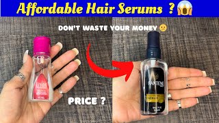 Affordable Hair Serums in Pakistan  Livon Hair Serum Review  Pantene Heat Potion Serum Review [upl. by Heron]