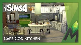 The Sims 4 Room Building  Cape Cod Kitchen [upl. by Anitselec]