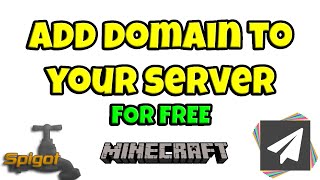 How to add Minecraft Server Domain For FREE [upl. by Nepets14]